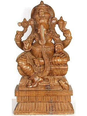 Chaturbhuja Seated Ganesha