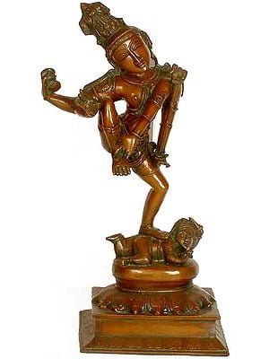 20" A Dance Only Shiva Could Have Performed In Brass | Handmade | Made In India