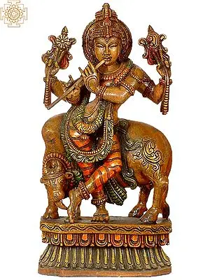 Fluting Krishna