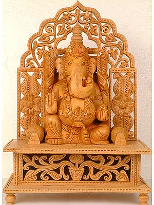 Enthroned Ganesha