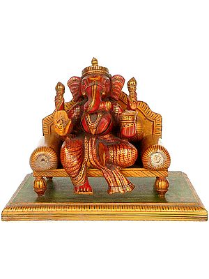 Enthroned Ganesha
