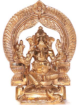 Enthroned Ganesha