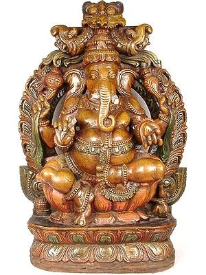 Enthroned Ganesha