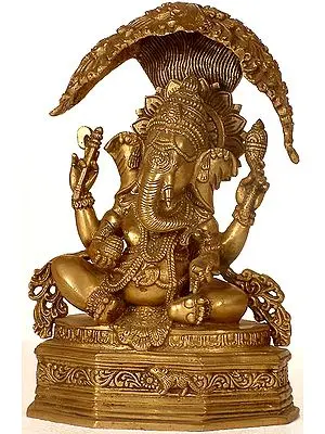 Four-Armed Seated Ganesha