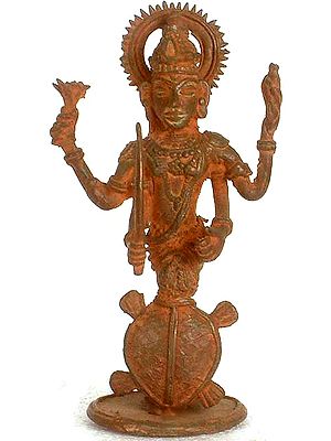 Matsya Avatar of Bhagawan Vishnu (Tribal Sculpture)