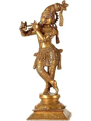 Fluting Krishna