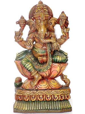 Four-Armed Ganesha in Lalitasana