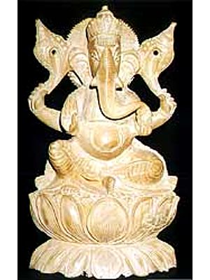 Ganesha on Lotus