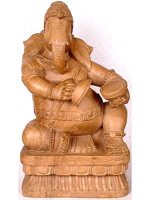 Ganesha Playing Cymbals