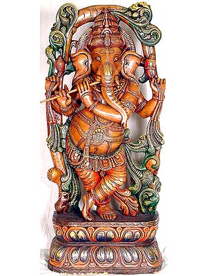 Ganesha Playing the Flute