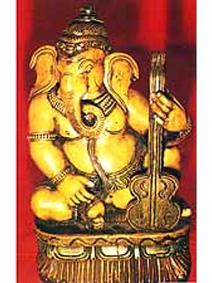 Ganesha plays the Guitar