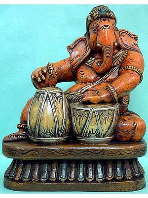 Ganesha Plays the Tabla