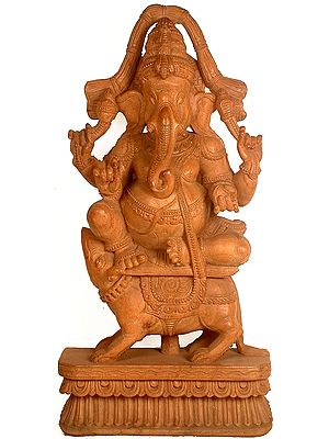 Ganesha Seated in Royal Posture on his Mount