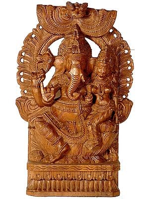 Ganesha with His Shakti