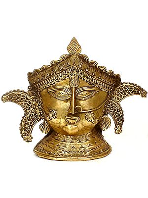 Goddess Durga Wall Hanging Mask (Tribal)