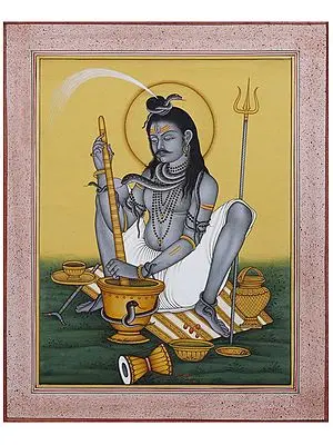 Lord Shiva | Watercolor Painting