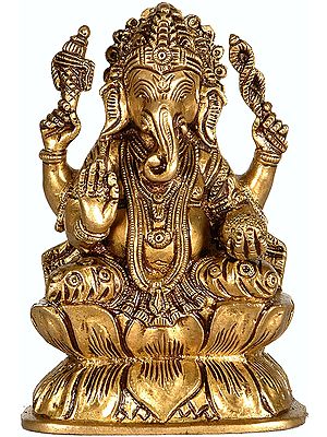 Kamalasana Shri Ganesha Anugraha Murti