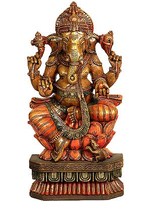 Kamalasana  Shri Ganesha