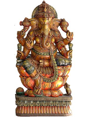 Lalitasana Six-Armed Ganesha