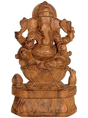 Lord Ganesha in Lalitasana