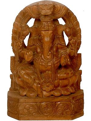 Lord Ganesha Seated in Lalitasana