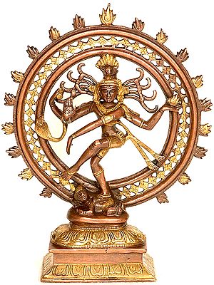 12" Lord Shiva as Nataraja In Brass | Handmade | Made In India