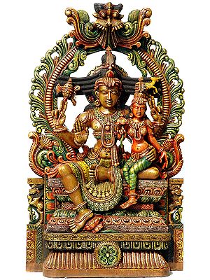 Lord Shiva with His Shakti Parvati