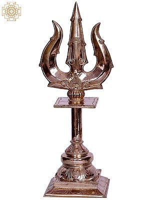 Bronze Trishul - The Trident of Lord Shiva