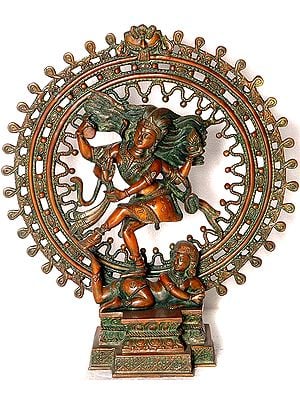 17" Nataraja In Brass | Handmade | Made In India