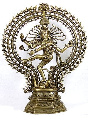 30" Nataraja In Brass | Handmade | Made In India