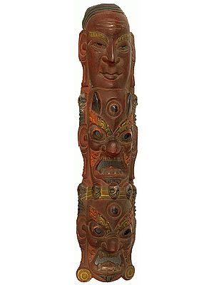 Nepalese Wall Hanging Mahakala Mask