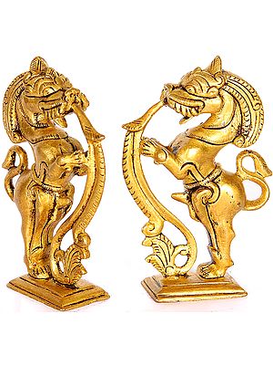 Vyala or Yali (Fantastic Lions)