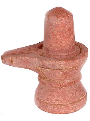 Pink Stone Shiva Linga