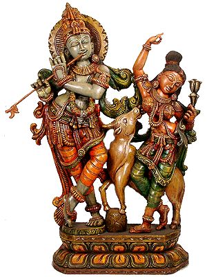 Radha Dances to Krishna's Tune