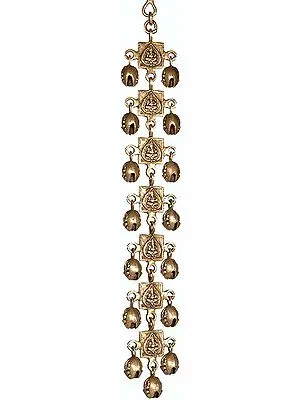 Lord Ganesha Wall Hanging Ghungroos