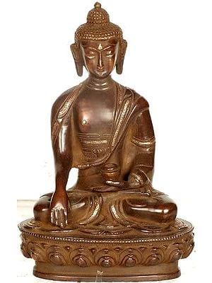 8" Fulfilling the Paramount Purpose of Buddhist Aesthetics In Brass | Handmade | Made In India
