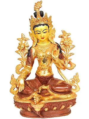 Tibetan Buddhist The Savior Goddess Green Tara