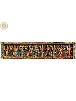 Dashavatara Panel (Ten Incarnations of Shri Vishnu)