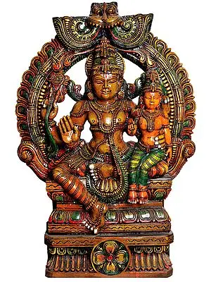 Lord Vishnu with Lakshmi Ji