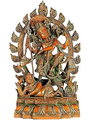 15" Dancing Shiva In Brass | Handmade | Made In India