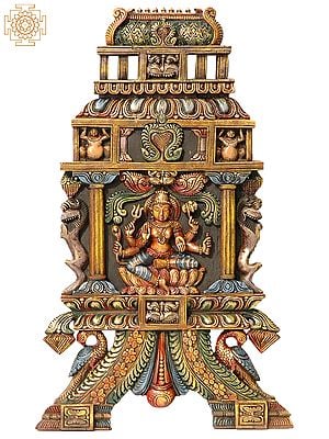 Six-armed Goddess Mariamman (Wall Hanging)