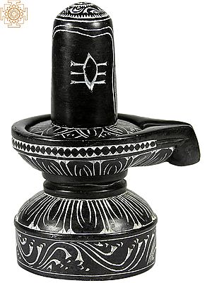 Carved Shiva Linga