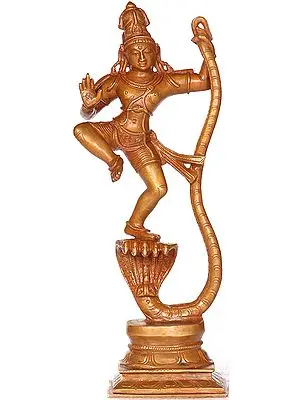 Krishna's Dance on the Hoods of the Serpent Kaliya