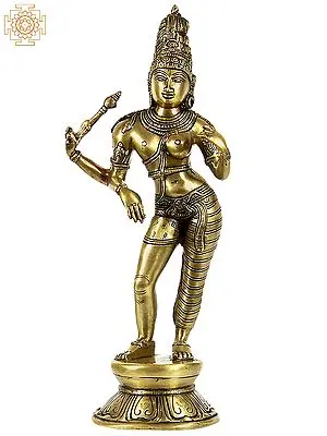14" What You Describe as Male is in Reality Also Female In Brass | Handmade | Made In India