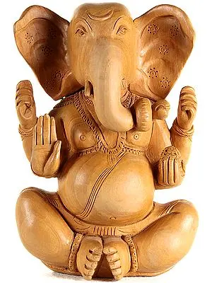 Lord Ganesha Blessing His Devotees