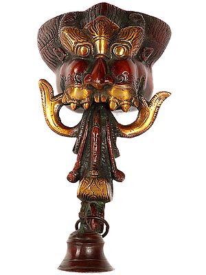 Kirtimukha Wall Hanging Bell