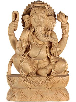 Lord Ganesha Seated in Royal Ease Posture