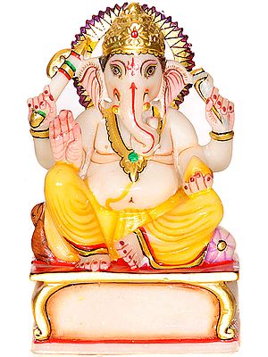 Lord Ganesha Seated in Royal Ease Posture