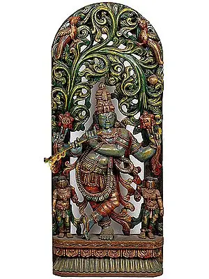 The Enrapt Flute Player: Krishna as Vishnu