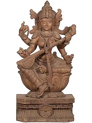 Lotus-seated Vina-vadini